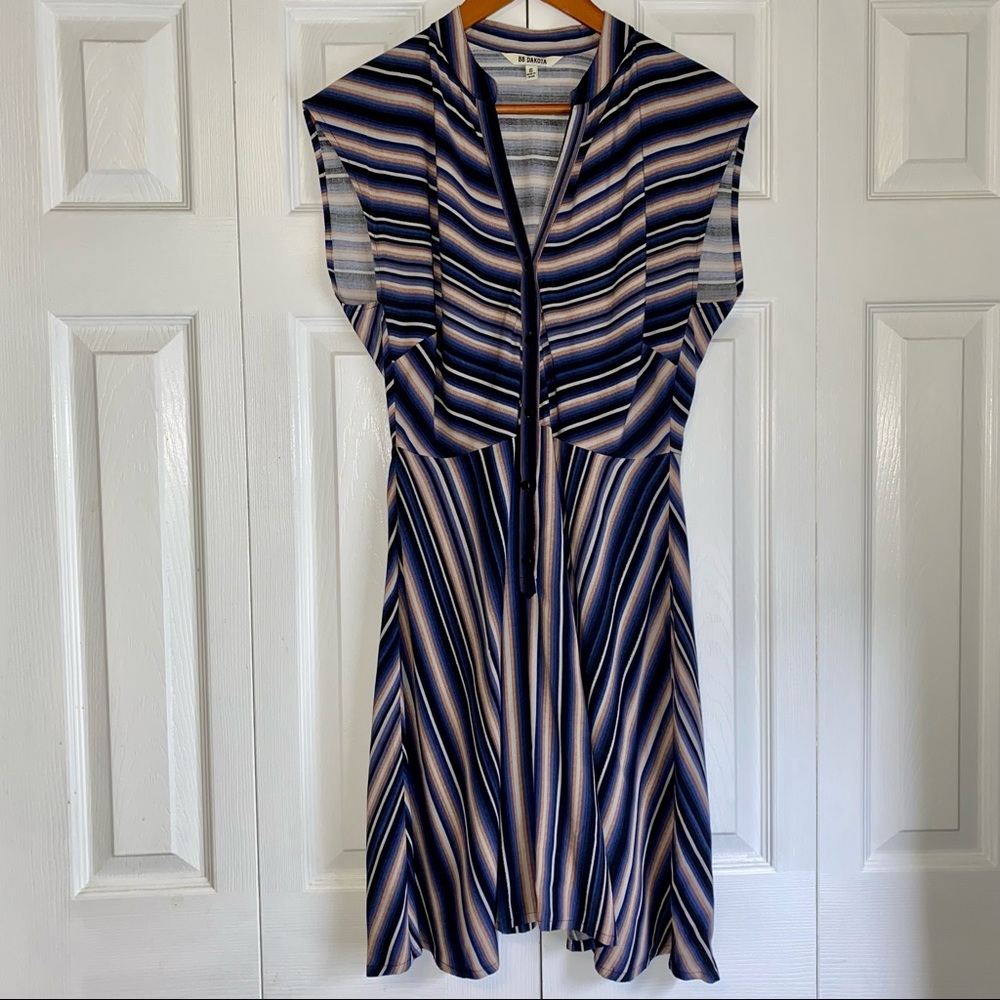 BB Dakota striped sleeveless dress